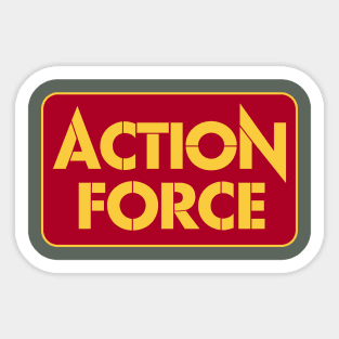 Action Force Sticker